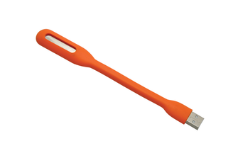 Baladeo PLR949 Gigi - Torcia USB a LED, arancione