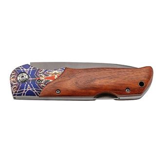 Coltello Herbertz 9,8 cm, Cocobolo, stampa colorata