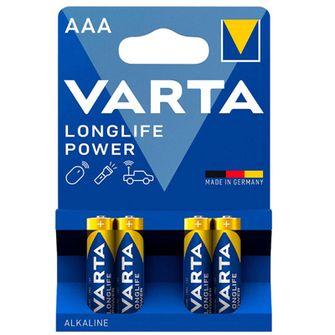 Batteria Varta Longlife Power AAA / Micro 4 pezzi