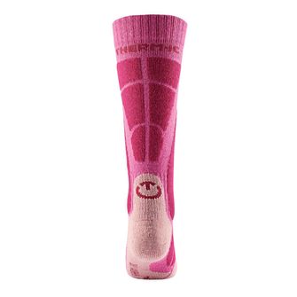 Calze da sci Therm-ic per bambini, rosa