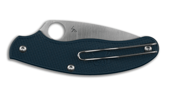 Spyderco UK Penknife coltello da tasca per tutti i giorni 7,5 cm, blu scuro, FRN