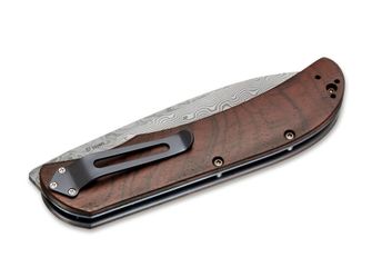 Böker Plus Exskelibur, coltello tascabile, 9 cm, in legno