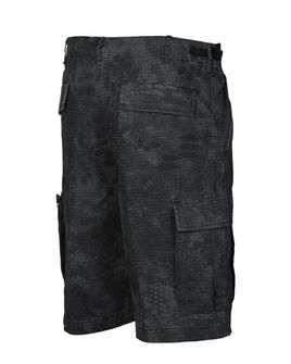 Pantaloni Mil-Tec corti US BDU rip-stop prelavati MANDRA notte