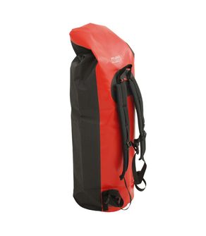 BasicNature Duffelbag Zaino impermeabile per il trasporto pesante e l&#039;avventura 180 L Nero-Rosso