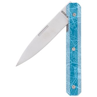 Akinod A03M00013 coltello tascabile 18h07, centro azzurro