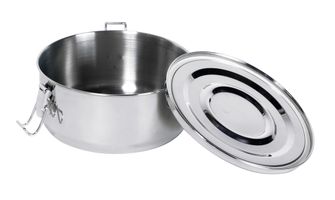 BasicNature Contenitore per alimenti, acciaio inox 0,5 l