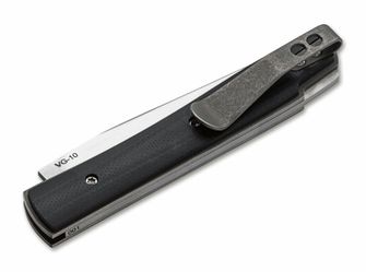 Böker Plus Urban Trapper Petite Backlock coltello da tasca 7 cm, nero, G10