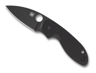 Spyderco Efficient coltello tascabile 7,5 cm, nero, G10
