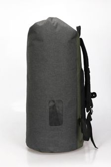 BasicNature Borsa impermeabile 60 L grigio-verde