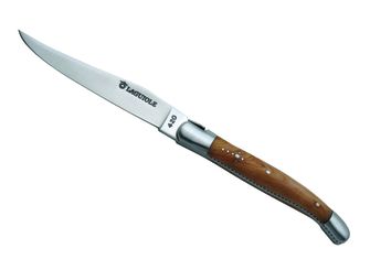 Laguiole DUB124 set di 6 coltelli da bistecca con manico in legno di ginepro