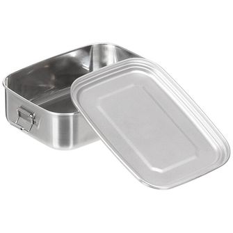 FoxCestino per il pranzo all&#039;aperto, acciaio inox, circa 18 x 14 x 6,5 cm