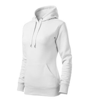 Felpa con cappuccio da donna Malfini Cape, bianco