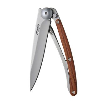 Coltello di chiusura Deejo in legno di corallo