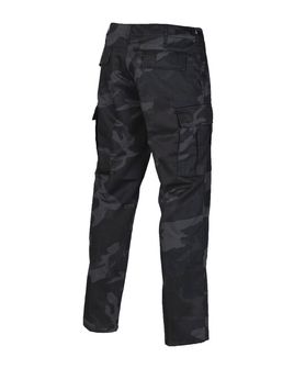 Pantaloni Mil-Tec US Ranger BDU, nero mimetico