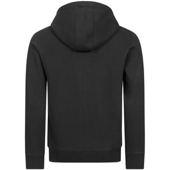 BENLEE felpa con cappuccio da uomo con zip Logo sul petto, nero