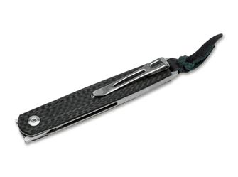 Coltello da tasca Böker Plus Carbon, 7,8 cm, fibra di carbonio, nero