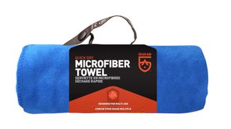 GearAid Microfiber Towel Asciugamani in microfibra con trattamento antibatterico e tasca in rete &#039; 90 x 155 cm blu cobalto
