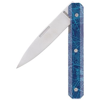 Akinod A03M00012 coltello tascabile 18h07, downtown bleu