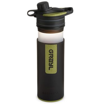 GRAYL GEOPRESS Depuratore, bottiglia filtrante, nero mimetico