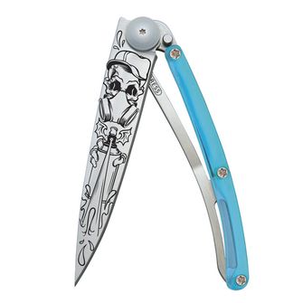 Coltello di chiusura Deejo Street Spray blu