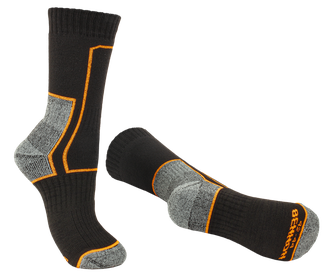 BENNON calze da trekking TREK Sock nero/arancio