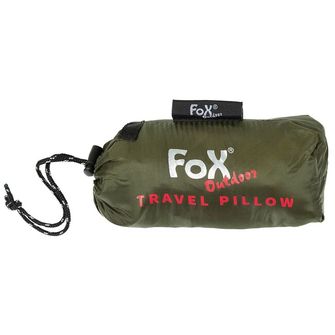 Cuscino da viaggio Fox Outdoor, gonfiabile, verde OD