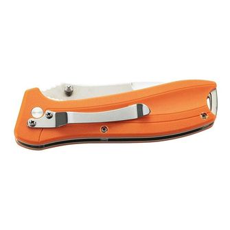 Herbertz Einhandmesser coltello tascabile a una mano 8,7 cm, arancione, plastica