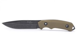 FOX Outdoor Coltello da sopravvivenza Stonewashed, Coyote II, 25,5cm