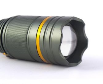 Torcia militare ricaricabile a LED MX 520 con lanterna 19cm