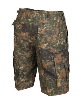 Mil-Tec Pantaloni corti tipo BDU US rip-stop prelavati flecktarn