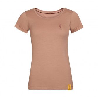 Patizon T-shirt donna in merino a maniche corte, Gun metal