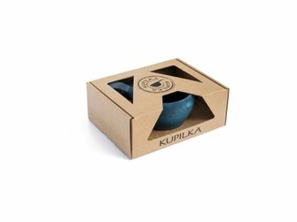 Kupilka, set di posate con tazza, 370 ml, blu