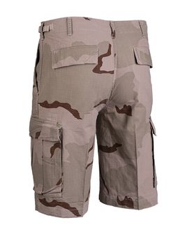 Mil-Tec Pantaloni corti tipo US BDU rip-stop prelavati 3col. deserto