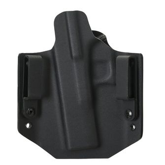 Direct Action® G17 OWB NO LIGHT fondina per pistola (passanti diritti) - Full Kydex - nero