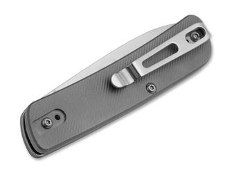 Böker Titanium, coltello tascabile, 7 cm, grigio
