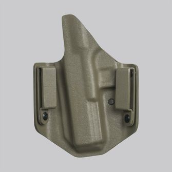 Fondina per pistola Direct Action® G17 OWB NO LIGHT - Completa in kydex - Terra scura piatta