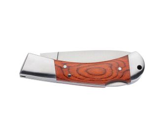 Coltello tascabile Herbertz per bambini 7,6 cm, legno Pakka, acciaio inox