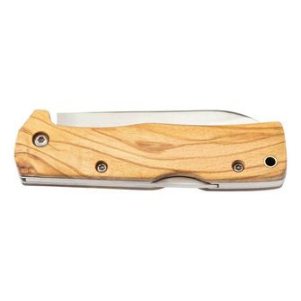 Herbertz Taschenme Olivenholz coltello da tasca 6,9 cm legno