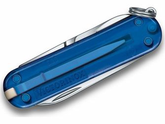 Victorinox Classic SD Deep Ocean coltello multifunzione 58 mm, blu trasparente, 7 funzioni