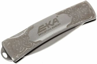 Eka Classic 5 coltello tascabile da uomo 5,6 cm, acciaio pieno, ornamenti