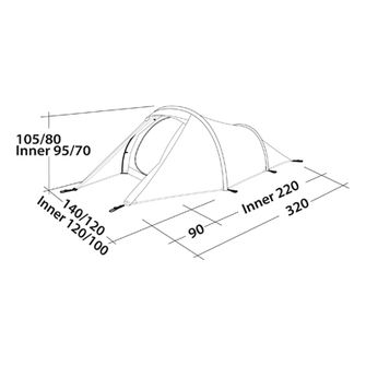 Arco di tenda Robens per 2 persone