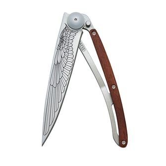 Coltello di chiusura Deejo Tattoo Wing coralwood