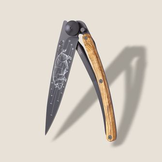 Coltello di chiusura Deejo Tattoo Giant olive Prime Cuts