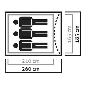 Tenda Salewa Litetrek Pro per 3 persone