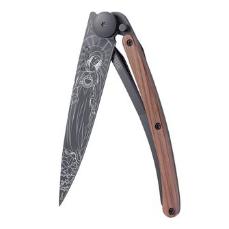 Deejo coltello di chiusura Black tattoo coralwood madonna