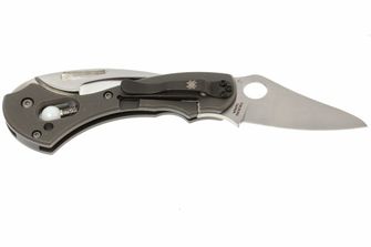 Spyderco Tusk coltello tascabile 6 cm, grigio, titanio