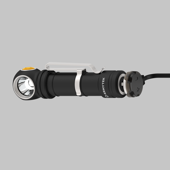 ArmyTek Wizard C2 Pro Max LR Torcia tascabile a LED bianchi con clip da cintura, con pacco batterie 4150 lm