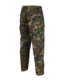 Pantaloni Mil-Tec US BDU da campo rip-stop woodland