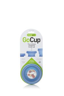 humangear GoCup pieghevole, igienico e portatile bicchiere da viaggio &#039; 237 ml, blu