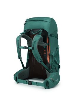 Zaino da trekking OSPREY RENN 50,  cascade blue/melon orange